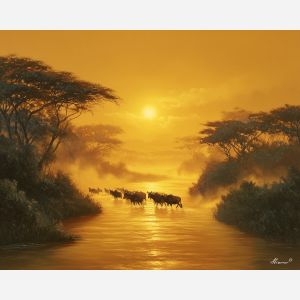 KENYAN RIVER CROSSING