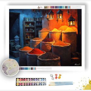 MOROCCAN DAWN MARKET - Paint by Numbers Full Kit
