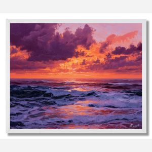 CAPE TWILIGHT SEA - FRAMED