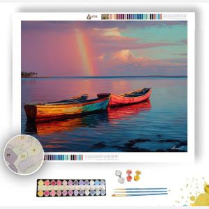 MADAGASCAR COAST RAINBOW - Paint by Numbers Full Kit