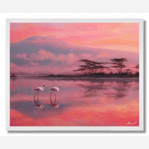 KENYAN LAKE LIGHT - FRAMED