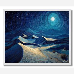 SAHARA NIGHT WIND - FRAMED