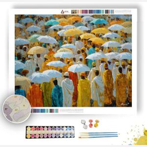 ETHIOPIAN CROSS FESTIVAL - Paint by Numbers Full Kit