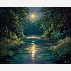 NILE MOON REFLECTION