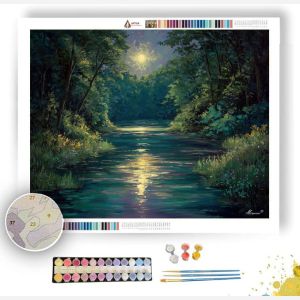 NILE MOON REFLECTION - Paint by Numbers Full Kit