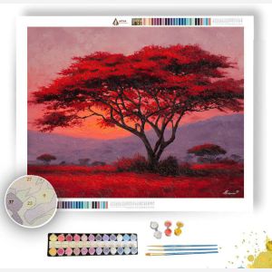KENYA TREE LIGHT - Paint by Numbers Full Kit