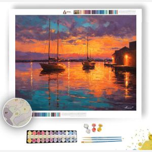 CAPE SUN HARBOR - Paint by Numbers Full Kit