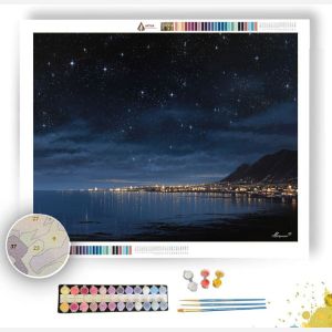 CAPE NIGHT LIGHTS - Paint by Numbers Full Kit
