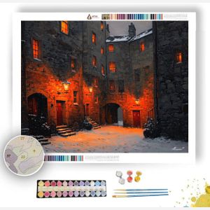 SCOTTISH WINTER FIRE - Paint by Numbers Full Kit