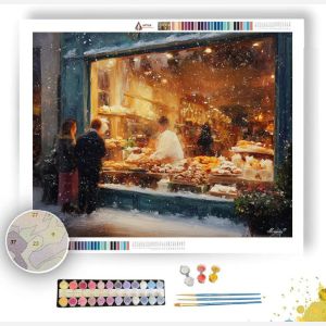 FRENCH HOLIDAY WINDOW - Paint by Numbers Full Kit