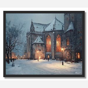 GERMAN CATHEDRAL LIGHT - FRAMED