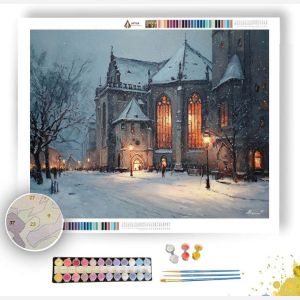 GERMAN CATHEDRAL LIGHT - Paint by Numbers Full Kit