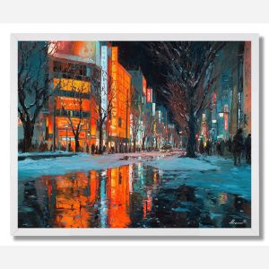 TOKYO WINTER LIGHTS - FRAMED