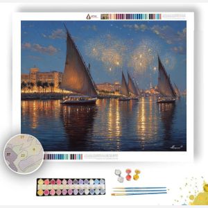 EGYPTIAN NEW YEAR LIGHT - Paint by Numbers Full Kit
