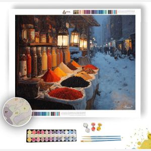 TURKISH WINTER BAZAAR - Paint by Numbers Full Kit