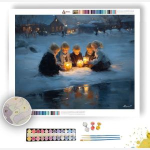 SWEDISH ST. LUCIA MORNING - Paint by Numbers Full Kit