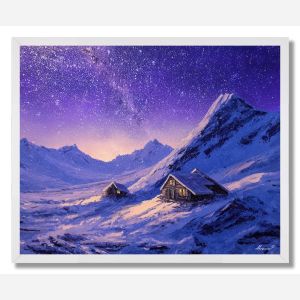 SWISS MOUNTAIN LIGHT - FRAMED