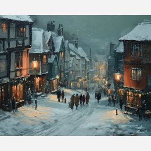 ENGLISH SNOWY VILLAGE
