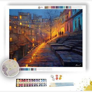 INDIAN WINTER DIWALI - Paint by Numbers Full Kit