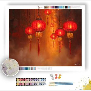 CHINESE NEW YEAR LIGHTS - Paint by Numbers Full Kit