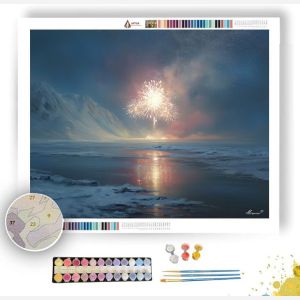 ICELANDIC NEW YEAR GLOW - Paint by Numbers Full Kit