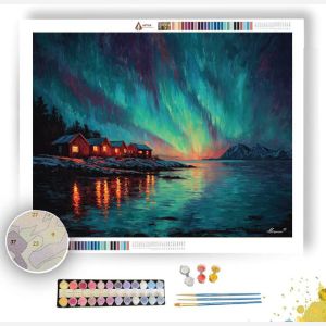 NORWEGIAN POLAR LIGHT - Paint by Numbers Full Kit