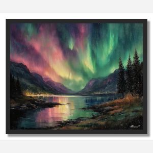 NORDIC AURORA EVE - FRAMED