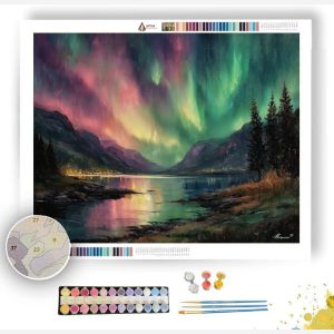 NORDIC AURORA EVE - Paint by Numbers Full Kit