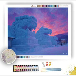 JAPANESE SNOW FESTIVAL - Paint by Numbers Full Kit