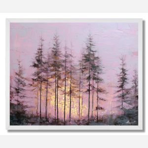 NORDIC TREE LIGHT - FRAMED