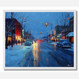 AMERICAN SMALL TOWN LIGHT - FRAMED