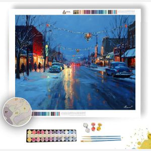 AMERICAN SMALL TOWN LIGHT - Paint by Numbers Full Kit