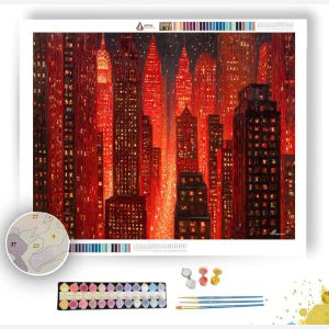 AMERICAN CITY CHRISTMAS - Paint by Numbers Full Kit
