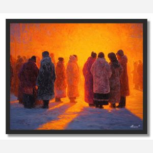 WORLD WINTER LIGHT - FRAMED