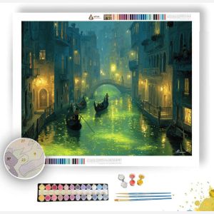 WHISPERING WATER CITY - Paint by Numbers Full Kit