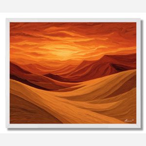 DESERT DUNE GLOW - FRAMED