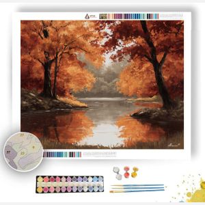 AUTUMN PARK AFTERNOON - Paint by Numbers Full Kit