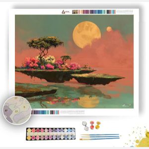 THE FLOATING GARDENS - Paint by Numbers Full Kit