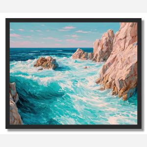 THE CRYSTAL COAST - FRAMED