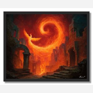 THE PHOENIX SHRINE - FRAMED