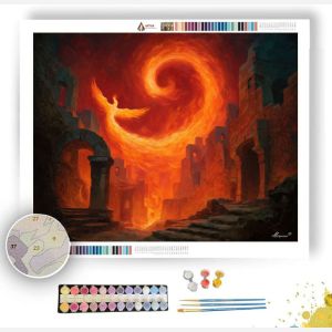 THE PHOENIX SHRINE - Paint by Numbers Full Kit