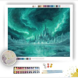 THE AURORA CITY - Paint by Numbers Full Kit