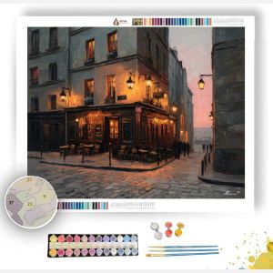 EVENING LIGHT IN PARIS - Paint by Numbers Full Kit