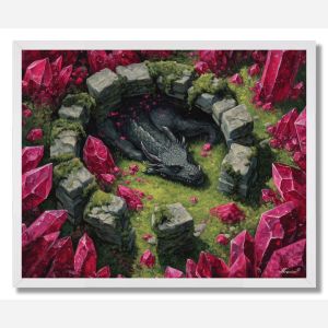 THE DRAGONS SANCTUARY - FRAMED