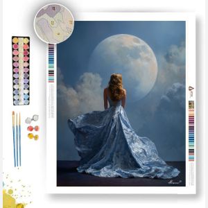 WOMAN AND MOON - Paint by Numbers Full Kit