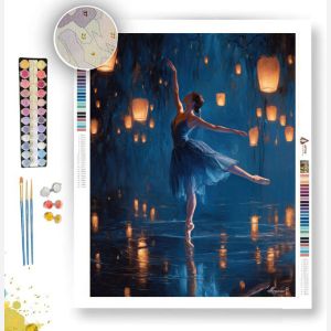 BLUE BALLERINA - Paint by Numbers Full Kit