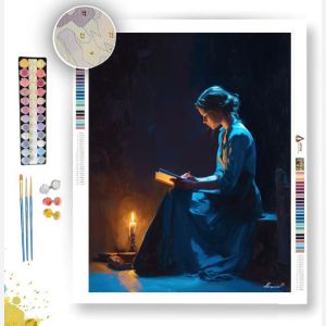 CANDLE READER - Paint by Numbers Full Kit