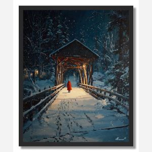 RED COAT TRAVELER - FRAMED