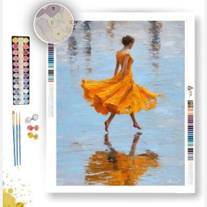 DANCER IN RAIN - Paint by Numbers Full Kit