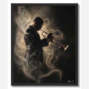 JAZZ TRUMPETER - FRAMED